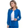Dickies Scrub Jackets For Woman Snap Front Warm-up Jacket With 2 Pockets – DK305(Royal)