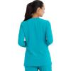 Dickies Scrub Jackets For Woman Snap Front Warm-up Jacket With 2 Pockets – DK305(Teal Blue)