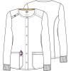 Dickies Scrub Jackets For Woman Snap Front Warm-up Jacket With 2 Pockets – DK305(White)