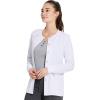Dickies Scrub Jackets For Woman Snap Front Warm-up Jacket With 2 Pockets – DK305(White)