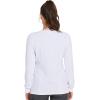 Dickies Scrub Jackets For Woman Snap Front Warm-up Jacket With 2 Pockets – DK305(White)