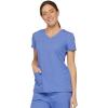 Dickies Scrubs Top for Women, V-Neck Womens Scrub Tops, Contemporary Fit with 4 Pockets – 85906(Ceil Blue)