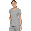 Dickies Scrubs Top for Women, V-Neck Womens Scrub Tops, Contemporary Fit with 4 Pockets – 85906(Grey)