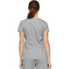 Dickies Scrubs Top for Women, V-Neck Womens Scrub Tops, Contemporary Fit with 4 Pockets – 85906(Grey)