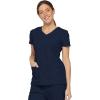 Dickies Scrubs Top for Women, V-Neck Womens Scrub Tops, Contemporary Fit with 4 Pockets – 85906(Navy)