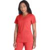 Dickies Scrubs Top for Women, V-Neck Womens Scrub Tops, Contemporary Fit with 4 Pockets – 85906(Ravashing Coral)