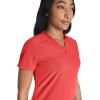 Dickies Scrubs Top for Women, V-Neck Womens Scrub Tops, Contemporary Fit with 4 Pockets – 85906(Ravashing Coral)