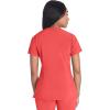 Dickies Scrubs Top for Women, V-Neck Womens Scrub Tops, Contemporary Fit with 4 Pockets – 85906(Ravashing Coral)