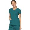 Dickies Scrubs Top for Women, V-Neck Womens Scrub Tops, Contemporary Fit with 4 Pockets – 85906(Teal Blue)