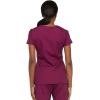 Dickies Scrubs Top for Women, V-Neck Womens Scrub Tops, Contemporary Fit with 4 Pockets – 85906(Wine)