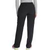 Dickies Scrubs for Women, Drawstring Cargo Scrub Pants with Four-Way Stretch and Moisture Wicking DK010(Black)