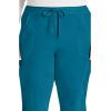 Dickies Scrubs for Women, Drawstring Cargo Scrub Pants with Four-Way Stretch and Moisture Wicking DK010(Caribbean Blue)