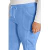 Dickies Scrubs for Women, Drawstring Cargo Scrub Pants with Four-Way Stretch and Moisture Wicking DK010(Ciel)