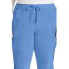 Dickies Scrubs for Women, Drawstring Cargo Scrub Pants with Four-Way Stretch and Moisture Wicking DK010(Ciel)