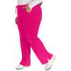 Dickies Scrubs for Women, Drawstring Cargo Scrub Pants with Four-Way Stretch and Moisture Wicking DK010(Hot Pink)