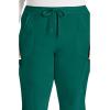Dickies Scrubs for Women, Drawstring Cargo Scrub Pants with Four-Way Stretch and Moisture Wicking DK010(Hunter Green)