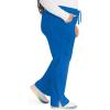 Dickies Scrubs for Women, Drawstring Cargo Scrub Pants with Four-Way Stretch and Moisture Wicking DK010(Royal)