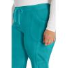 Dickies Scrubs for Women, Drawstring Cargo Scrub Pants with Four-Way Stretch and Moisture Wicking DK010(Teal Blue)