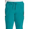 Dickies Scrubs for Women, Drawstring Cargo Scrub Pants with Four-Way Stretch and Moisture Wicking DK010(Teal Blue)