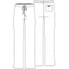 Dickies Women and Men Natural Rise Pant with 2 Pockets and Adjustable Drawstring, 83006(Black)