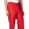 Dickies Women and Men Natural Rise Pant with 2 Pockets and Adjustable Drawstring, 83006(Red)