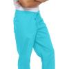 Dickies Women and Men Natural Rise Pant with 2 Pockets and Adjustable Drawstring, 83006(Turquoise)