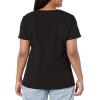 Dickies Xtreme Stretch Women Scrubs Top V-Neck 82851(Black)