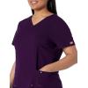 Dickies Xtreme Stretch Women Scrubs Top V-Neck 82851(Eggplant)