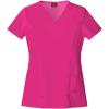 Dickies Xtreme Stretch Women Scrubs Top V-Neck 82851(Hot Pink)