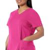 Dickies Xtreme Stretch Women Scrubs Top V-Neck 82851(Hot Pink)