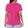 Dickies Xtreme Stretch Women Scrubs Top V-Neck 82851(Hot Pink)
