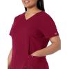 Dickies Xtreme Stretch Women Scrubs Top V-Neck 82851(Wine)