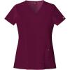 Dickies Xtreme Stretch Women Scrubs Top V-Neck 82851(Wine)