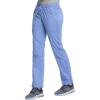 Gen Flex Scrubs for Women, Stretch Drawstring Cargo Pants for Women DK100(Ceil)