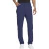 Dickies Advance Men Scrubs Pant Straight Leg Zip Fly Cargo DK205(D-navy)