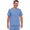 Dickies EDS Essentials Men Scrubs Top Tuckable V-Neck DK635(Ciel)