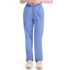 Dickies EDS Signature Scrubs for Women, Elastic Waist Pull-On Cargo Pants for Women in Soft Brushed Poplin – 86106(Ceil Blue)