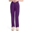 Dickies EDS Signature Scrubs for Women, Elastic Waist Pull-On Cargo Pants for Women in Soft Brushed Poplin – 86106(Eggplant)