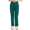 Dickies EDS Signature Scrubs for Women, Elastic Waist Pull-On Cargo Pants for Women in Soft Brushed Poplin – 86106(Hunter)