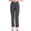Dickies EDS Signature Scrubs for Women, Elastic Waist Pull-On Cargo Pants for Women in Soft Brushed Poplin – 86106(Pewter)