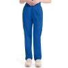 Dickies EDS Signature Scrubs for Women, Elastic Waist Pull-On Cargo Pants for Women in Soft Brushed Poplin – 86106(Royal)
