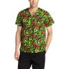 Dickies EDS Signature Scrubs for Women and Scrubs for Men, Unisex One Pocket V-Neck Top in Soft Brushed Poplin 83706(Chili Pepper)