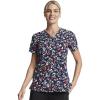 Dickies EDS Women Scrubs Top V-Neck DK700(Safari Pop)