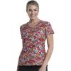 Dickies EDS Women Scrubs Top V-Neck DK700(Stay on Tropic)