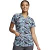 Dickies EDS Women Scrubs Top V-Neck DK700(Tough Love)