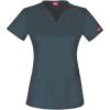 Dickies EDS Women Scrubs Top V-Neck Print DK876(Caribbean)