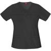 Dickies EDS Women Scrubs Top V-Neck Print DK876(Dark Pewter)