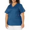Dickies Gen Flex Women Scrubs Top Mock Wrap 817355.(Caribbean)