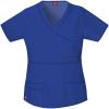 Dickies Gen Flex Women Scrubs Top Mock Wrap 817355.(Galaxy Blue)