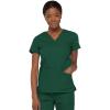 Dickies Gen Flex Women Scrubs Top Mock Wrap 817355.(Hunter)